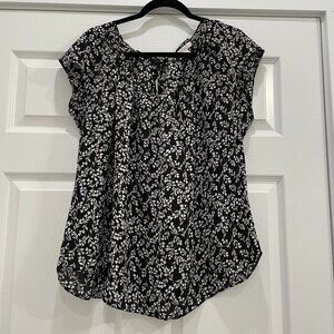 Women's Lauren Conrad Pleated Scoop-neck Sleeveless Blouse XXL
